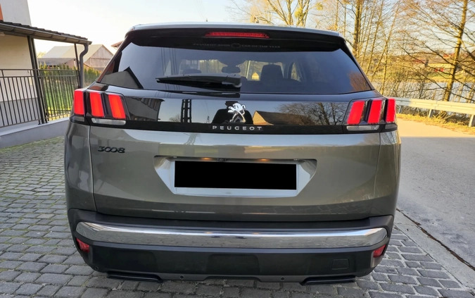 Peugeot 3008 cena 64900 przebieg: 168000, rok produkcji 2017 z Biała małe 352